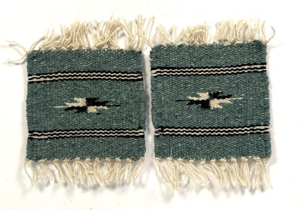Chimayo New Mexico Rug Coasters Set of 2