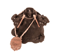 Choctaw Black Turtle with Drum Storyteller By Randy Chitto