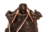 Choctaw Black Turtle with Drum Storyteller By Randy Chitto