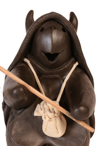 Choctaw Black Turtle with Horns Storyteller By Randy Chitto