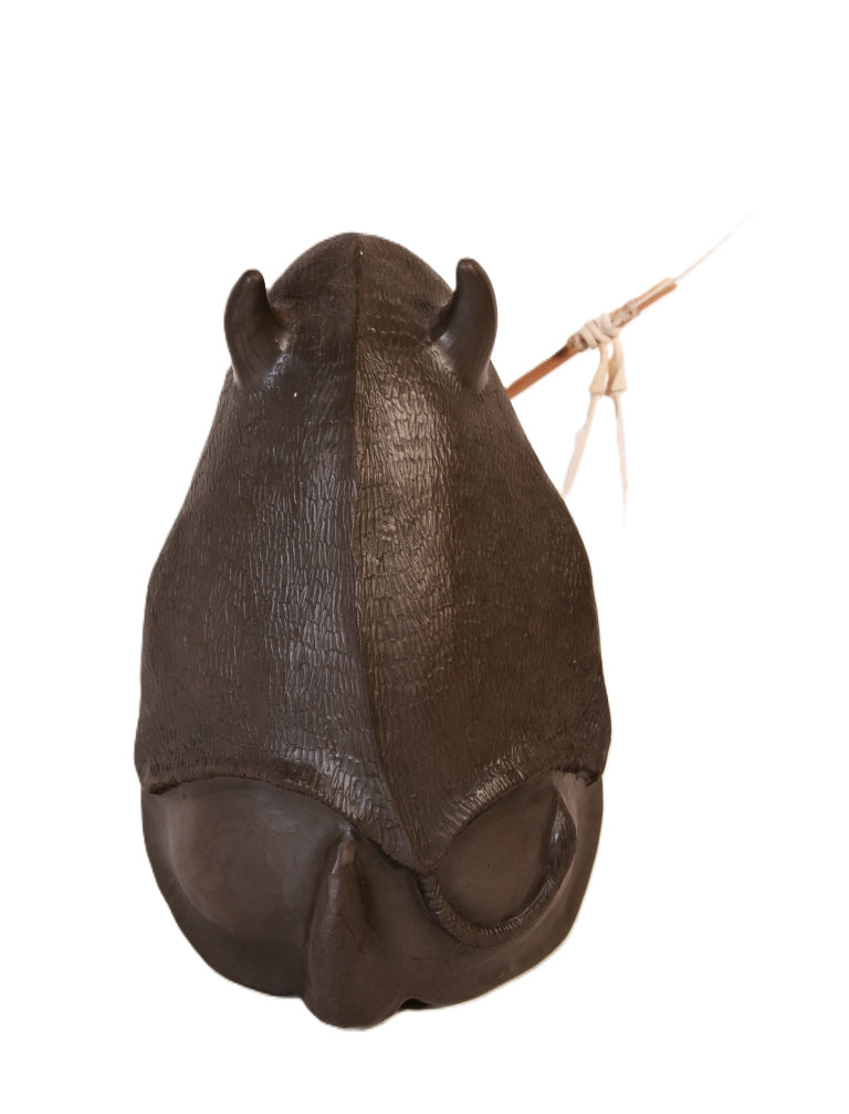 Choctaw Black Turtle with Horns Storyteller By Randy Chitto