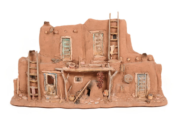 Pueblo House Sculpture By Tim Prythero