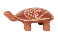 San Juan Pueblo - Santa Clara Pueblo Pottery Turtle By Ursula and Dwight Curran