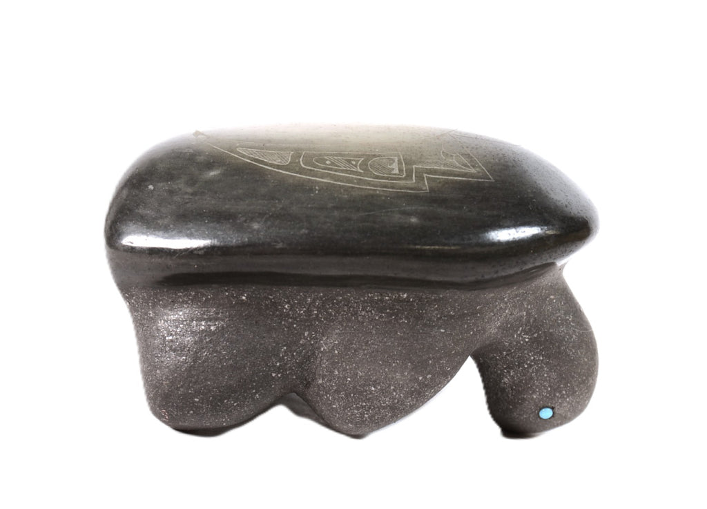 San Ildefonso Pueblo Pottery Turtle By Liana Sanchez