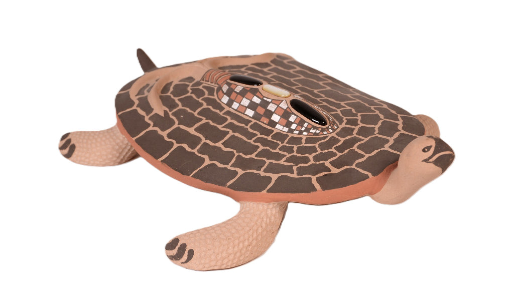 Jemez Pueblo Turtle Pottery By Clemete F. Toledo
