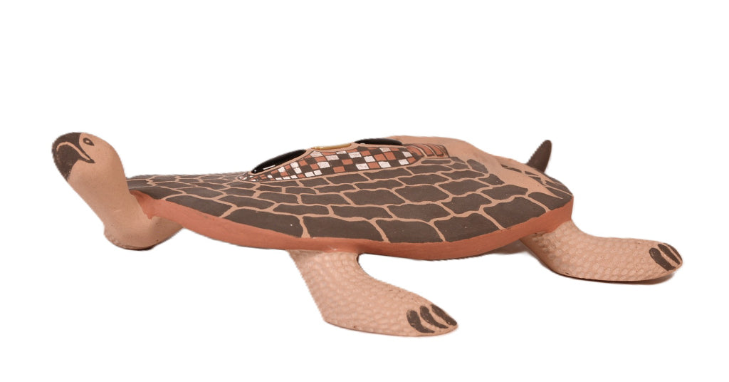 Jemez Pueblo Turtle Pottery By Clemete F. Toledo