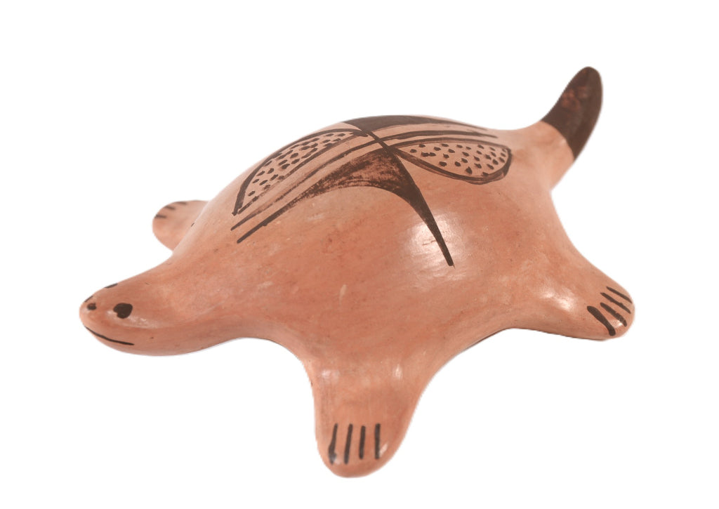 Hopi Pueblo Turtle Pottery By L. Shula