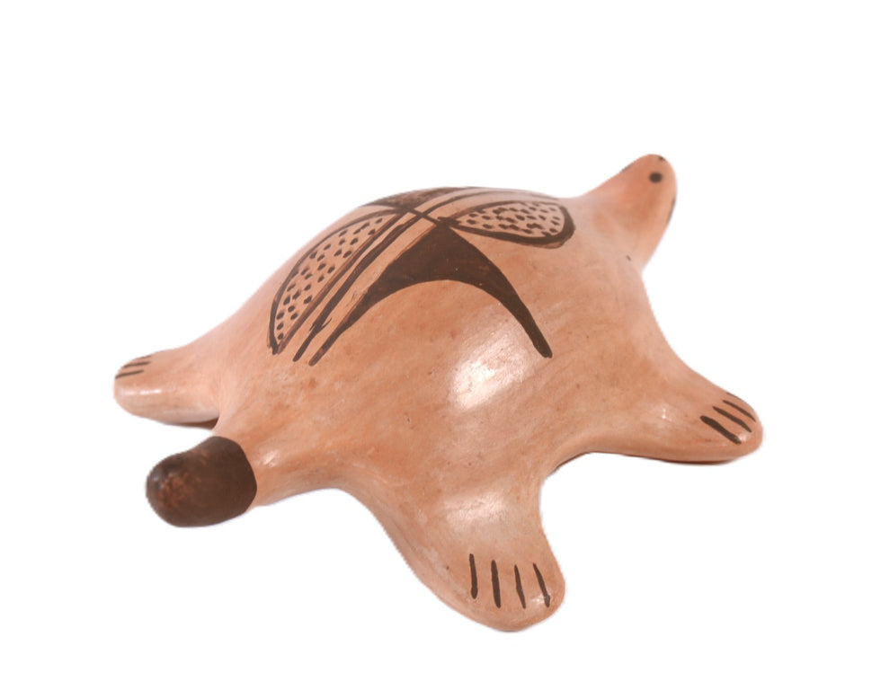 Hopi Pueblo Turtle Pottery By L. Shula