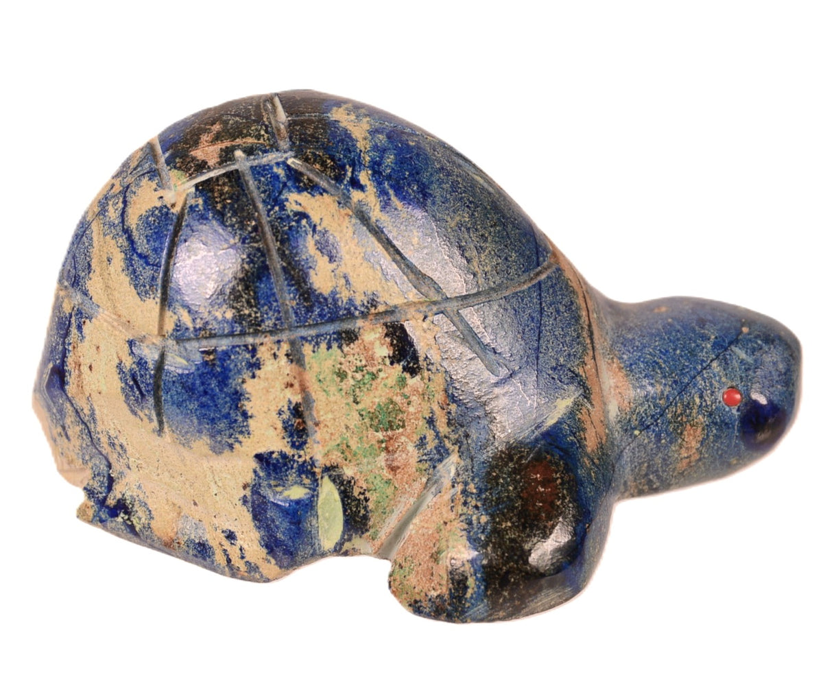 Zuni Pueblo Blue Turtle Fetish