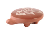 San Juan Pueblo Red Clay Pottery Turtle
