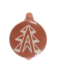 San Juan Pueblo Red Clay Pottery Turtle