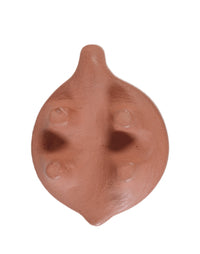 San Juan Pueblo Red Clay Pottery Turtle