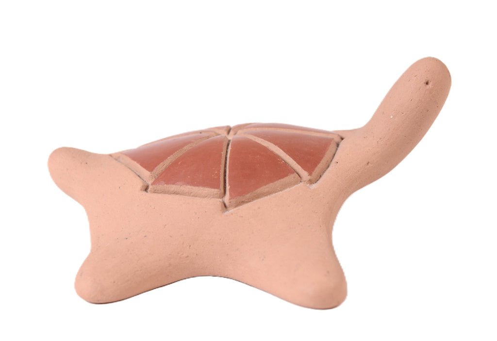 Santa Clara Pueblo Red Turtle Pottery By Clarissa Tafoya