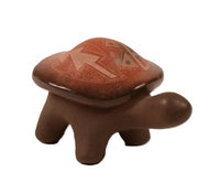 Santa Clara Pueblo Black Ceramic Turtle By Joe Baca
