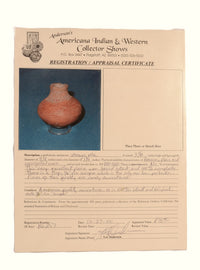 Prehistoric Reserve Red Storage Olla Pottery