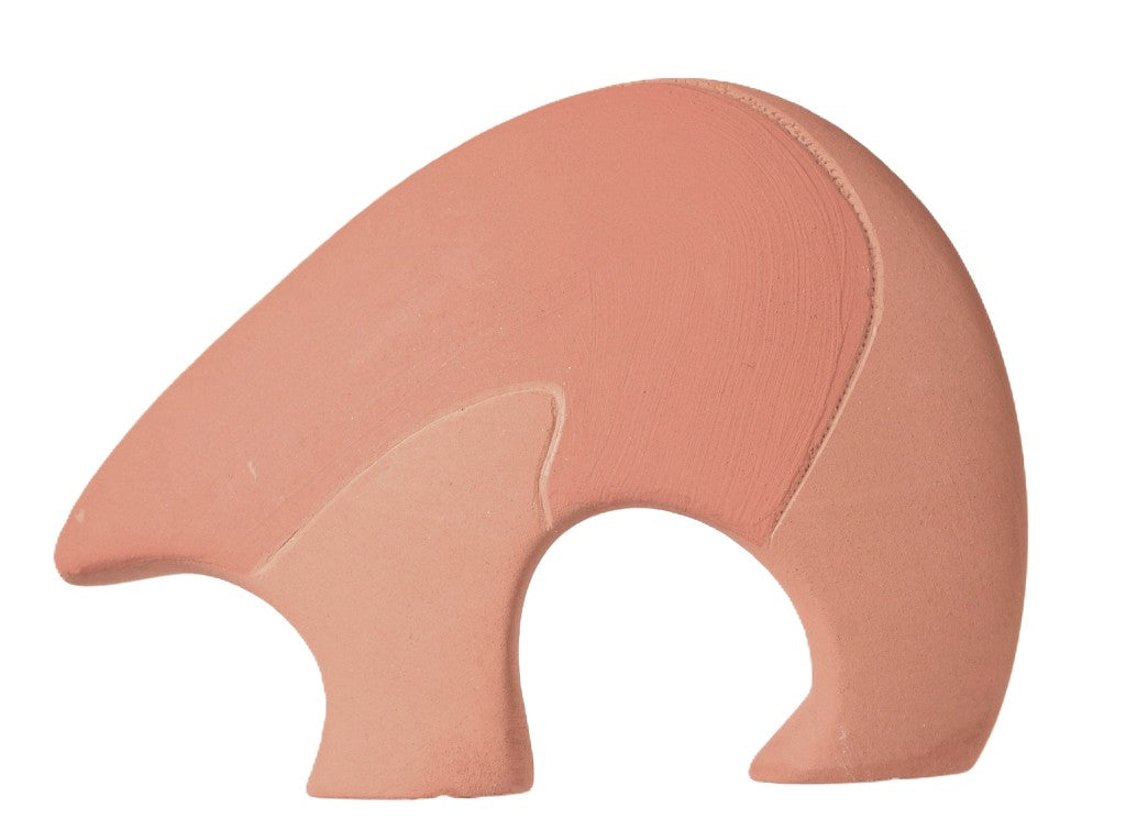 San Jaun Pueblo Red Clay Bear
