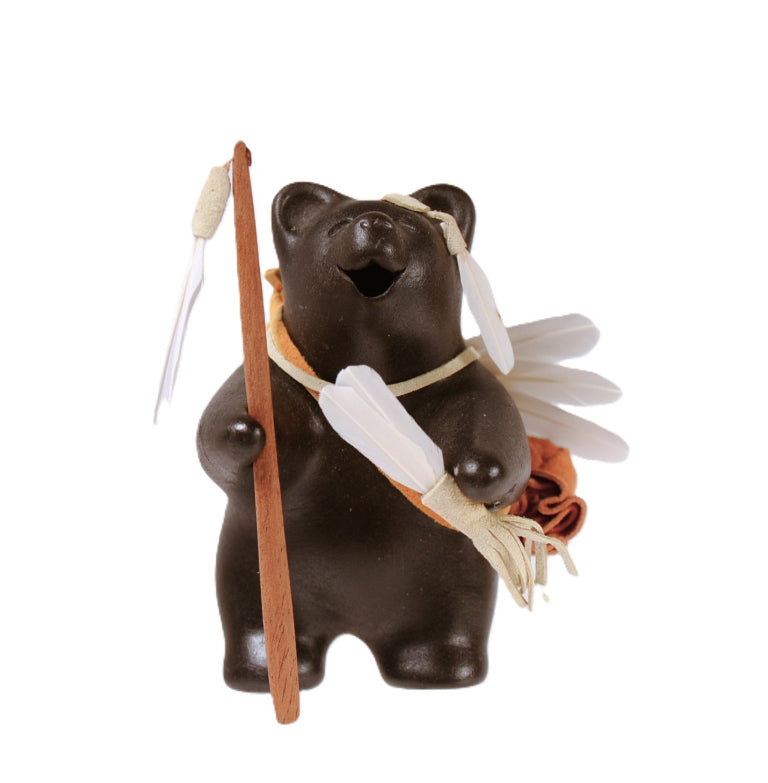 Choctaw Pueblo Black Bear Pottery By Randy Chitto