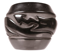 Santa Clara Pueblo Black Pottery By Florence Brawning