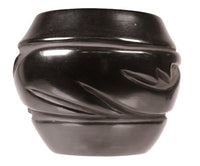 Santa Clara Pueblo Black Pottery By Florence Brawning