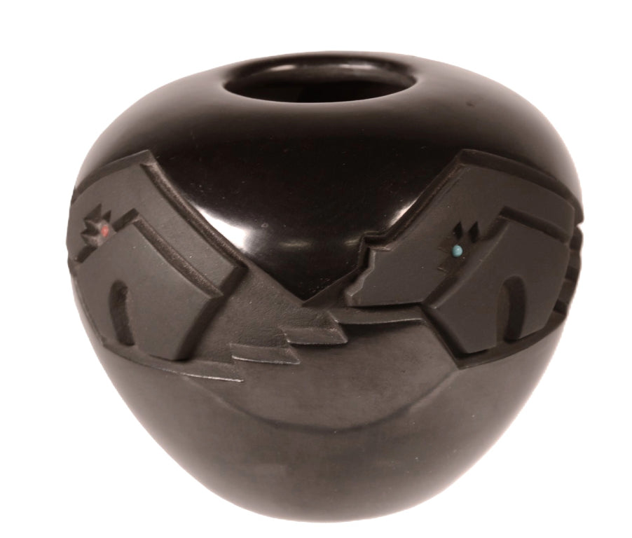 Santa Clara Pueblo Pottery By Harrison and Marie Begay