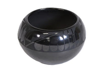 San Ildefonso Black on Black pottery jar by Margaret Lou Gutierrez