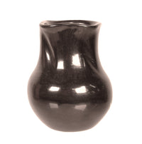 Santa Clara Pueblo Black Vase By Cookie Tafoya