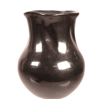 Santa Clara Pueblo Black Vase By Cookie Tafoya