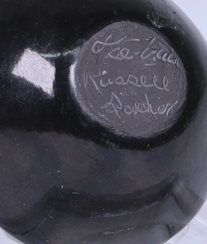 San Ildefonso Pueblo Black Pottery By Russell Sanchez