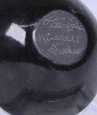San Ildefonso Pueblo Black Pottery By Russell Sanchez