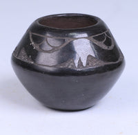 San Ildefonso Pueblo Black Pottery By Russell Sanchez