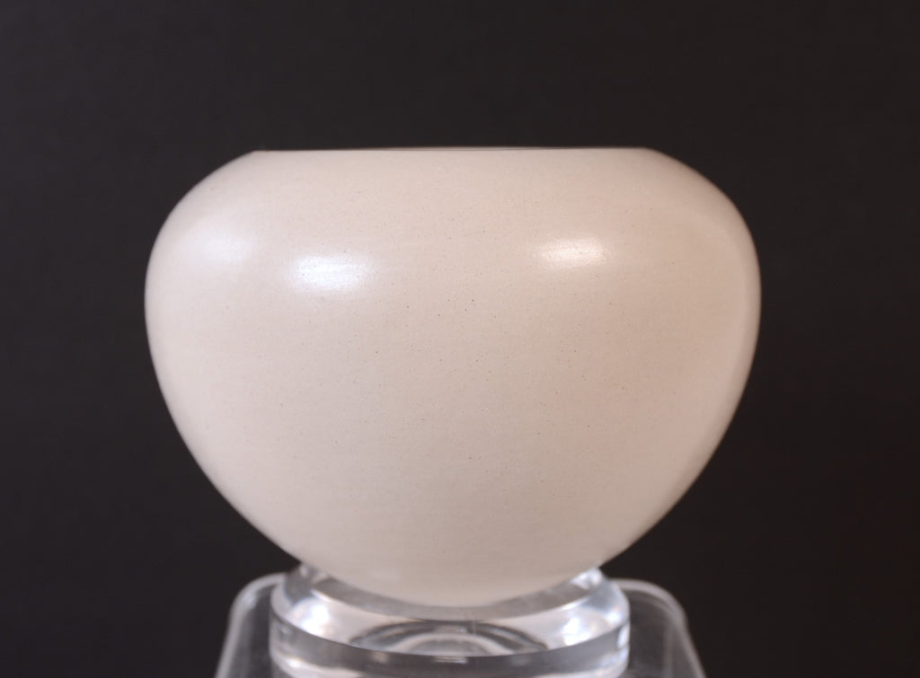 Hopi Pueblo White Bowl By Preston Dunyenic