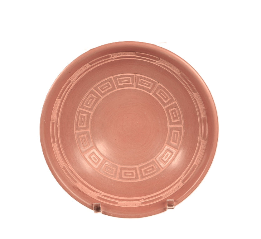 Hopi Pueblo Pottery Dish By Alton Komalestewa