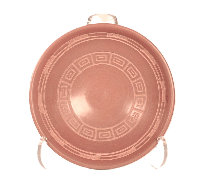 Hopi Pueblo Pottery Dish By Alton Komalestewa