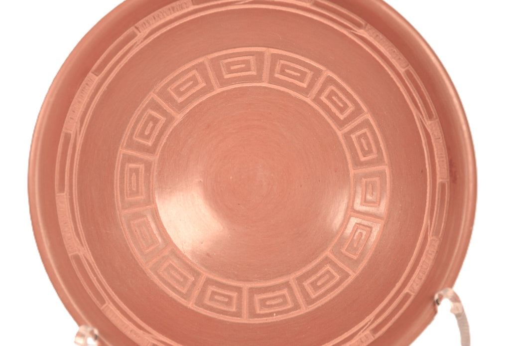 Hopi Pueblo Pottery Dish By Alton Komalestewa