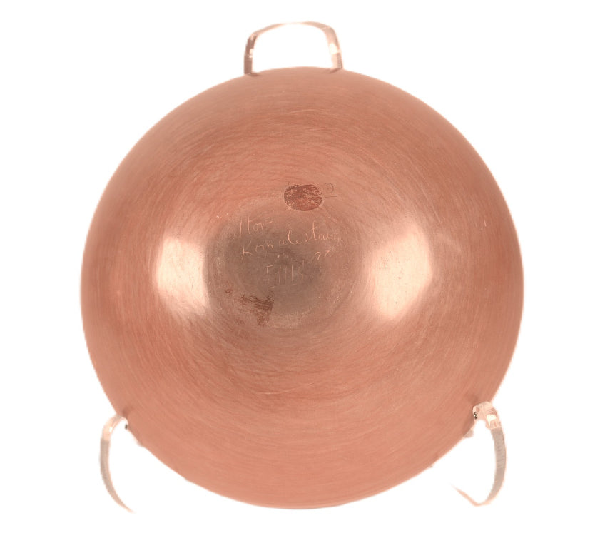 Hopi Pueblo Pottery Dish By Alton Komalestewa