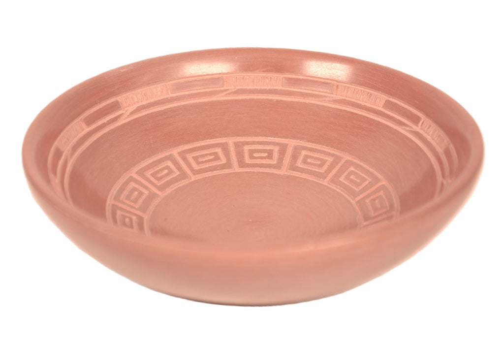 Hopi Pueblo Pottery Dish By Alton Komalestewa