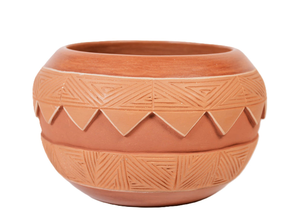 San Juan Pueblo Pottery Bowl By Domenguete Sisneros