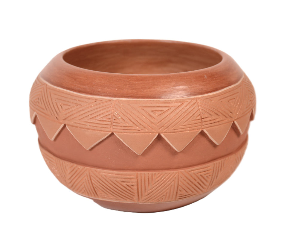San Juan Pueblo Pottery Bowl By Domenguete Sisneros