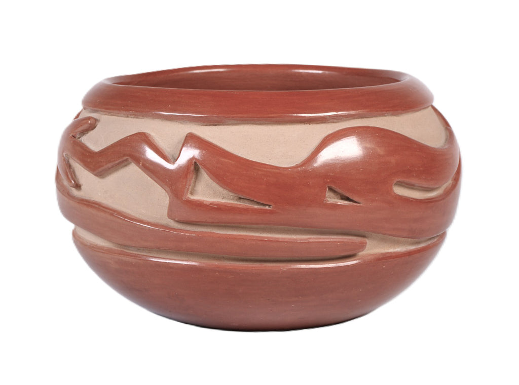 Santa Clara Pueblo Carved Bowl By Teresita Naranjo