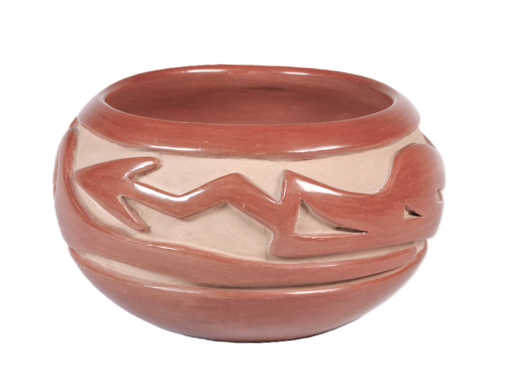 Santa Clara Pueblo Carved Bowl By Teresita Naranjo