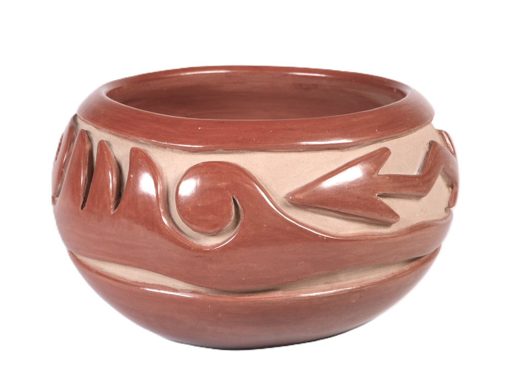Santa Clara Pueblo Carved Bowl By Teresita Naranjo