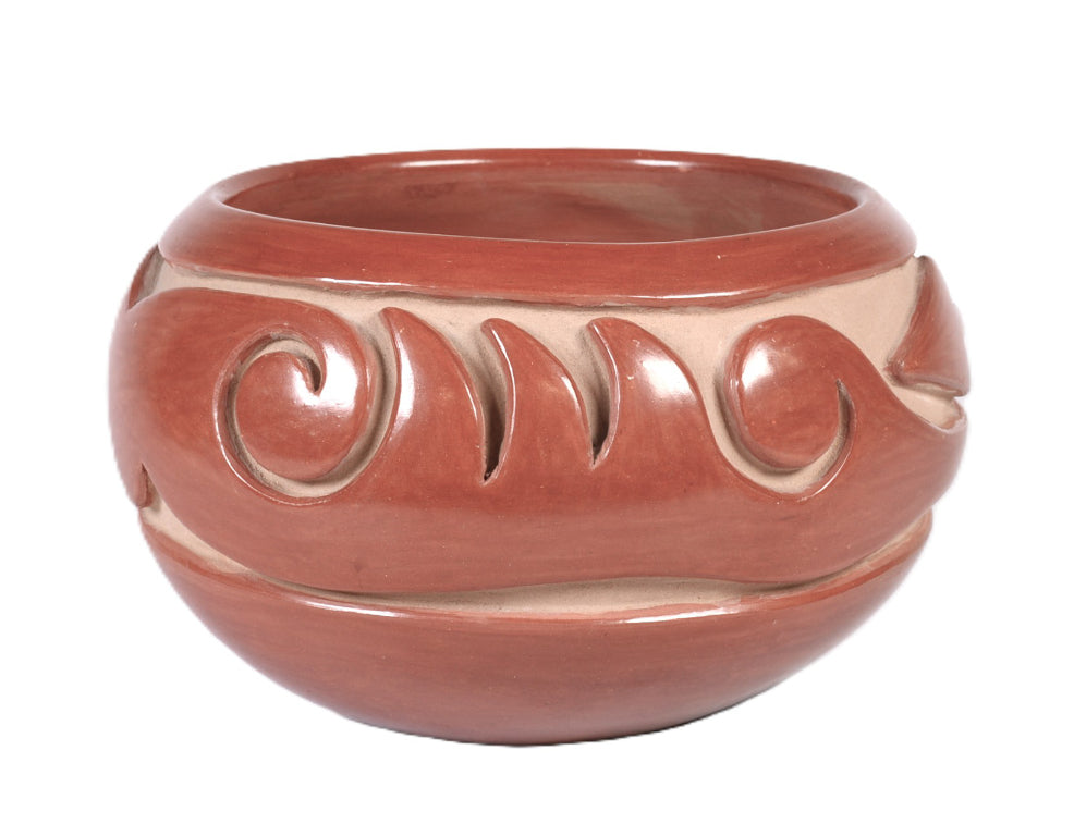 Santa Clara Pueblo Carved Bowl By Teresita Naranjo