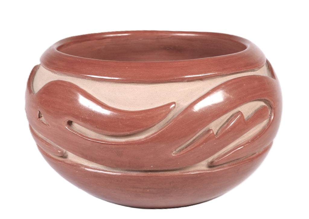 Santa Clara Pueblo Carved Bowl By Teresita Naranjo