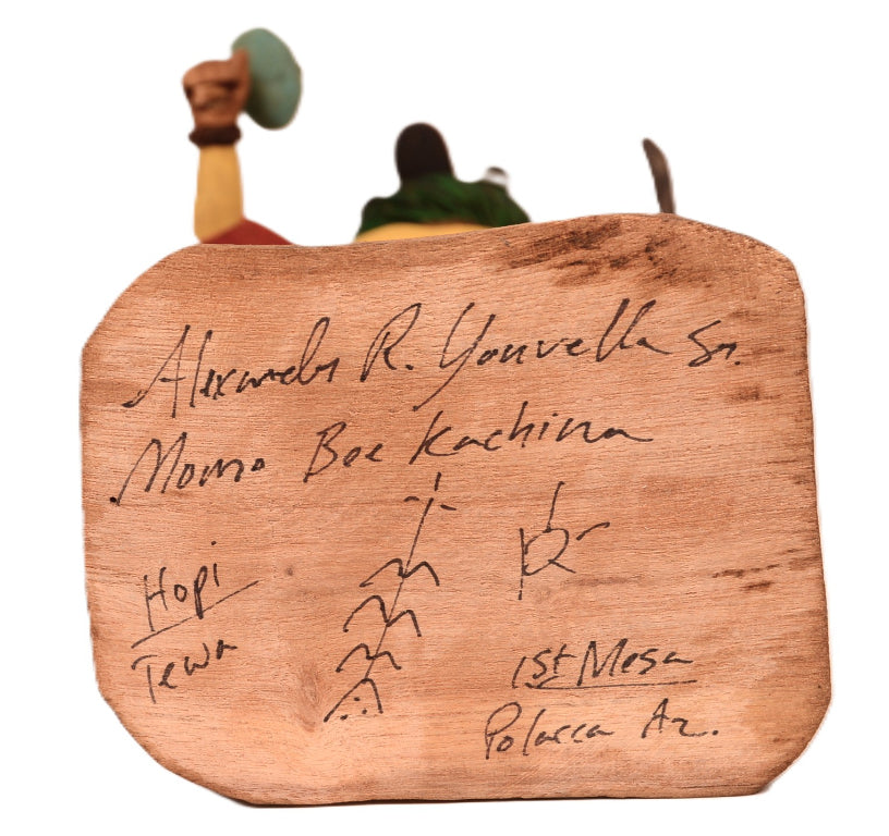 Tewa Hopi Pueblo "Momo Bee Kachina" By Alexandra R. Youvella Sr.