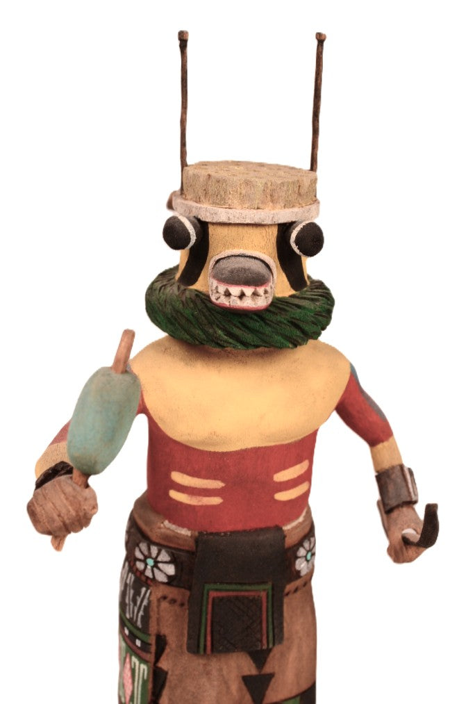 Tewa Hopi Pueblo "Momo Bee Kachina" By Alexandra R. Youvella Sr.