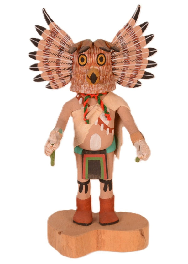 Hopi Pueblo Owl Katsina Doll By Delbridge Honanie