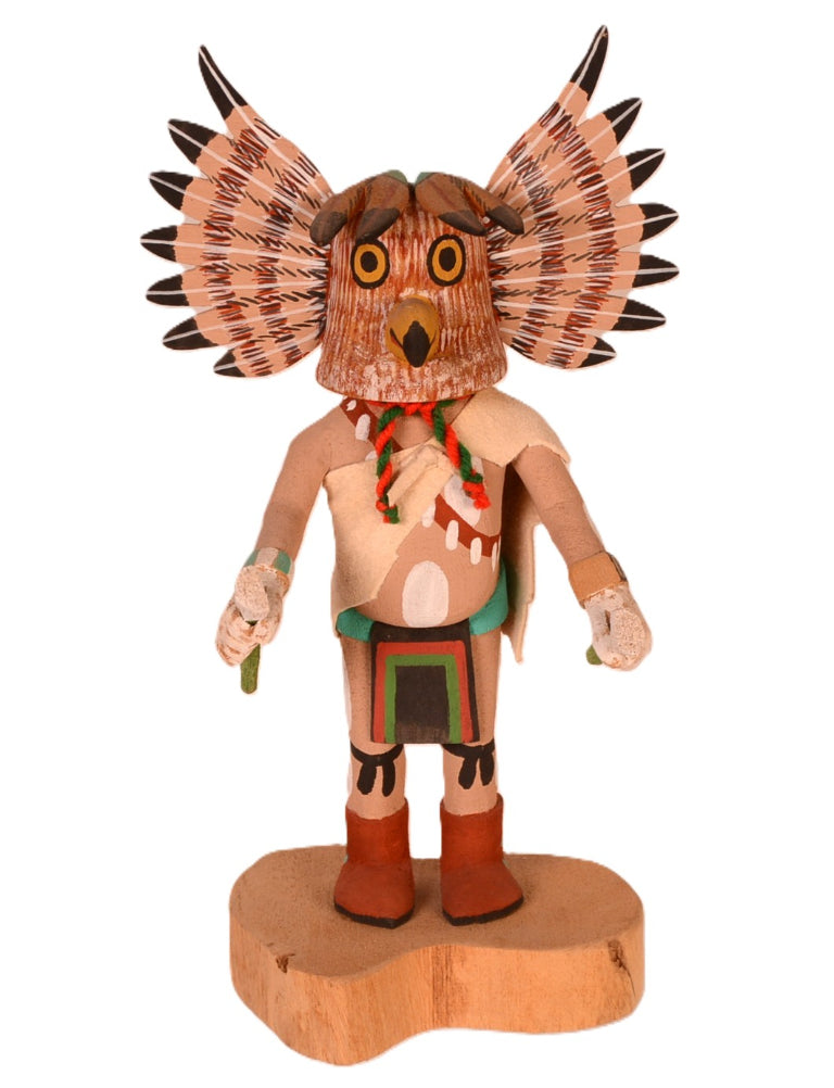 Hopi Pueblo Owl Katsina Doll By Delbridge Honanie