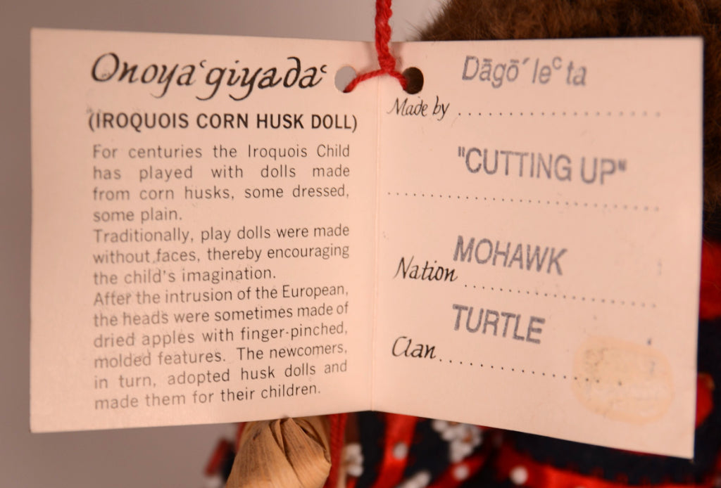 Iroquois Corn Husk Doll By Diego 'le ta