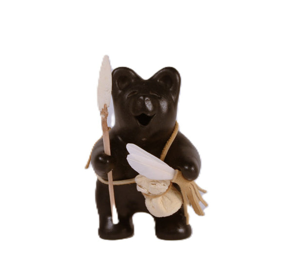 Choctaw Pueblo Black Bear Pottery By Randy Chitto