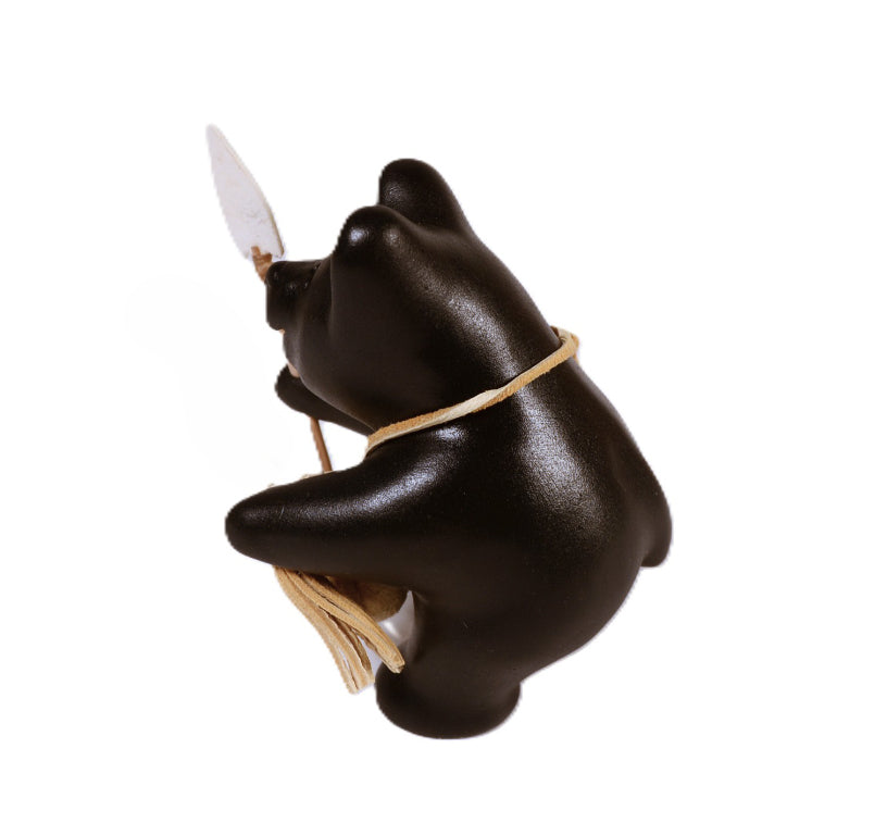 Choctaw Pueblo Black Bear Pottery By Randy Chitto